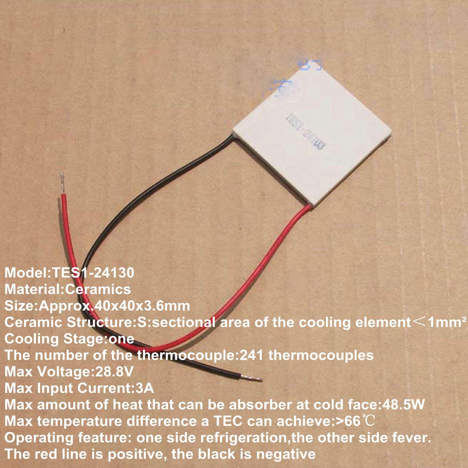 40x40x3.6mm 3A 28.8V 48.5W TES1-24130    Ƽ 濭